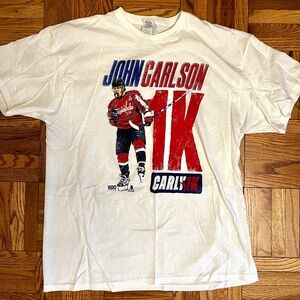 Washington Capitals hockey NHL John Carlson 1K t-shirt XL